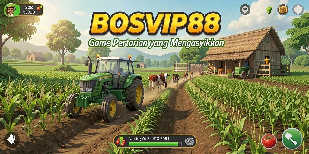 Tampilan menarik gameplay Farming di BOSVIP88