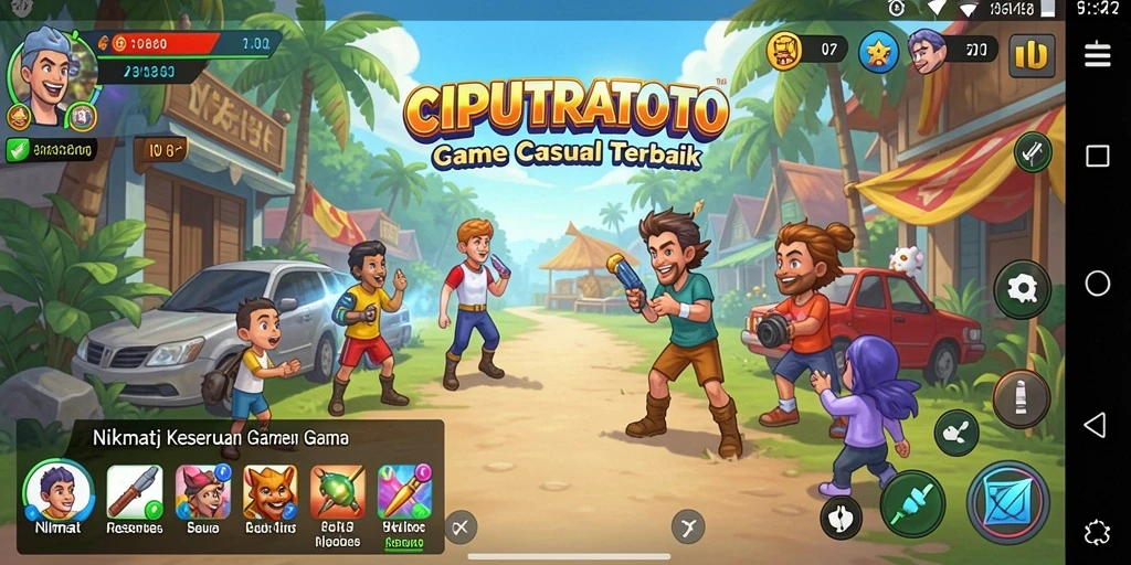 Screenshot gameplay CIPUTRATOTO yang menarik dan seru.