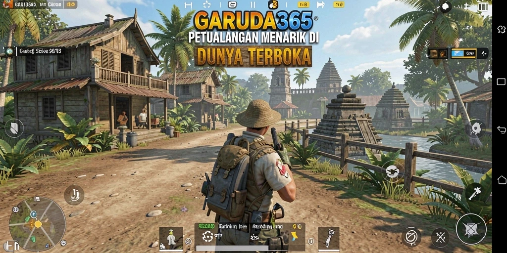 Tampilan gameplay GARUDA365 yang memukau dalam dunia terbuka.