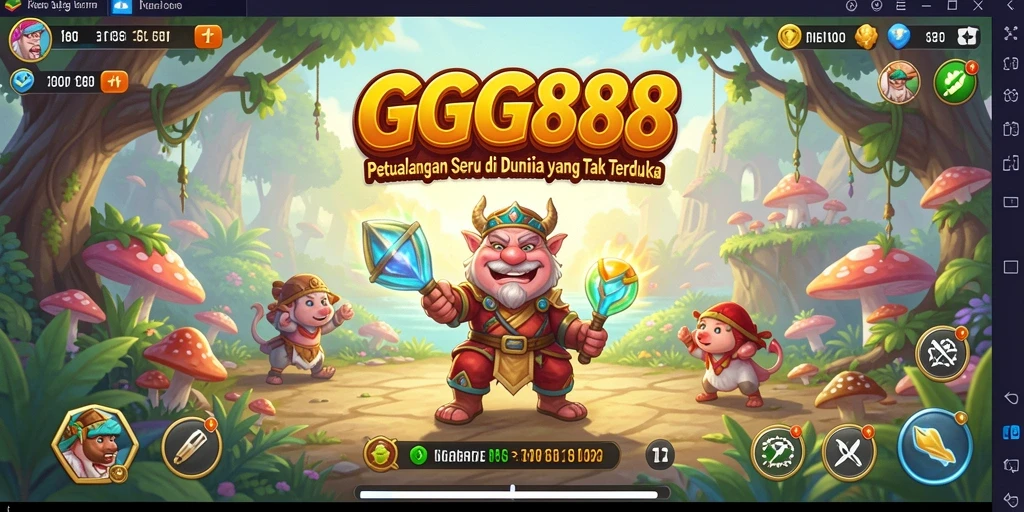 Gameplay GGG888 yang penuh petualangan dan tantangan seru.