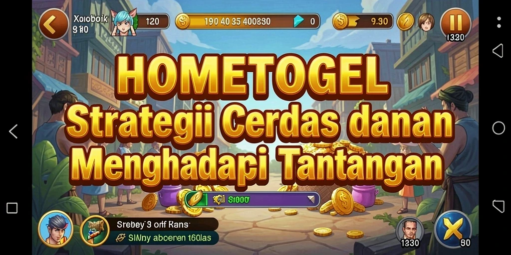 Tampilan gameplay HOMETOGEL yang menegangkan dan penuh strategis.