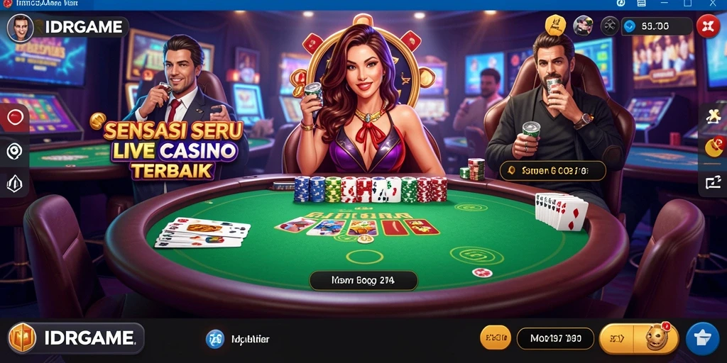 Tampilan gameplay seru di IDRGAME dengan dealer profesional.