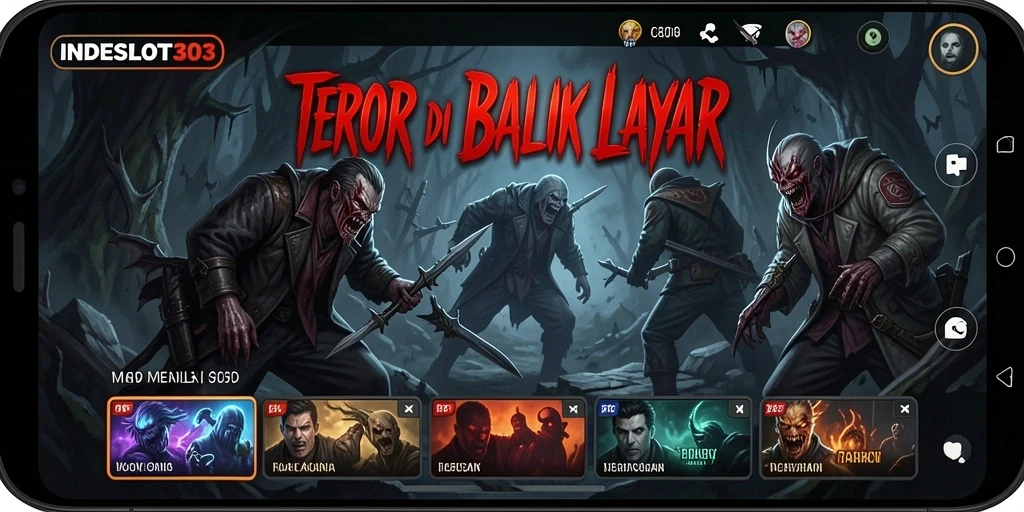 Tangkapan layar menampilkan suasana mencekam di dalam game.