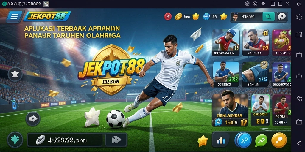 Tampilan antarmuka JEKPOT88 yang modern dan intuitif.