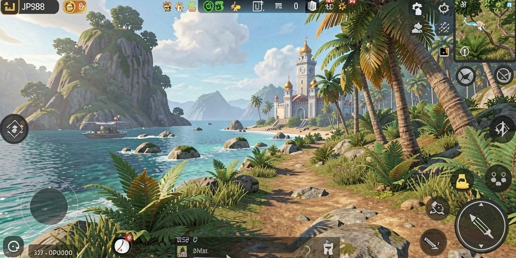 Screenshot JPS88 menampilkan pengalaman gameplay Open World yang luas.