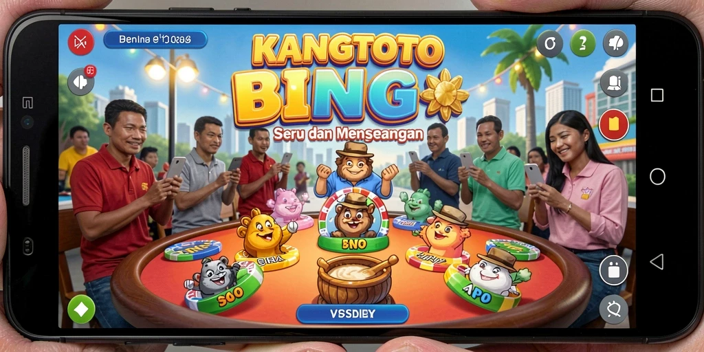 Screenshot gameplay KANGTOTO menampilkan serunya permainan Bingo.