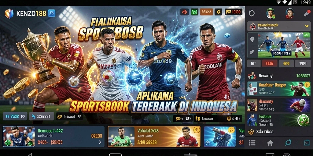 Tampilan menarik dari permainan taruhan olahraga di KENZO188.