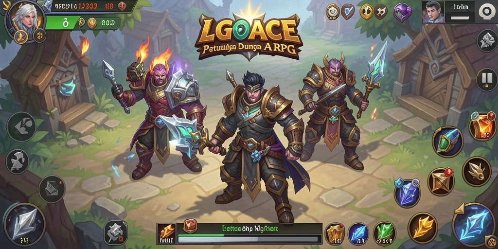 Tampilan menarik dari gameplay seru LGOACE dalam dunia ARPG.