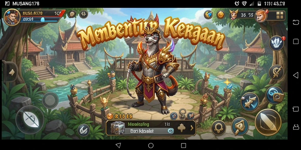 Tampilan gameplay strategis dalam MUSANG178