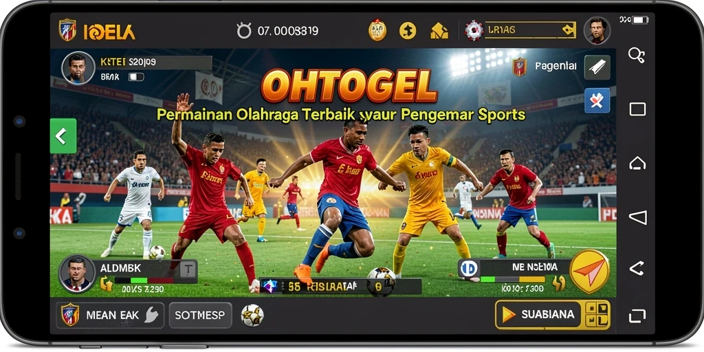 Screenshot OHTOGEL menampilkan aksi seru dalam permainan olahraga.