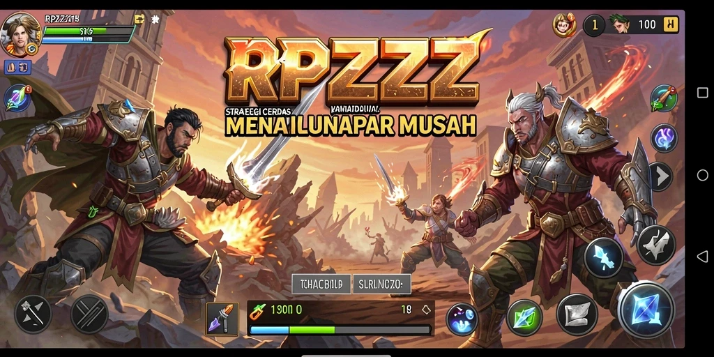 Tampilan gameplay RPZZZ yang menegangkan dan strategis.