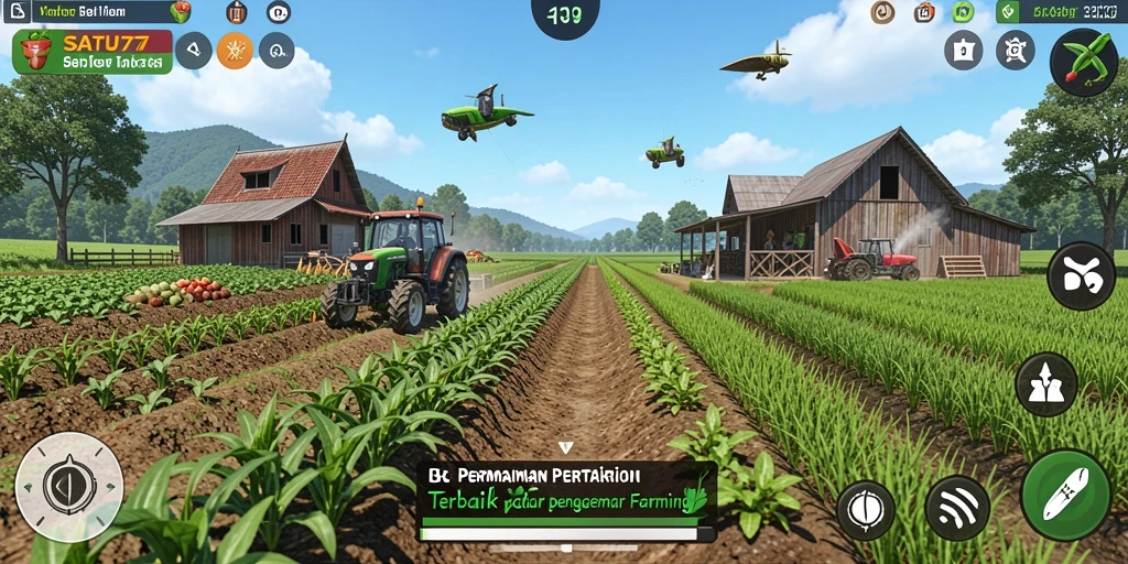 Gambaran menarik dari gameplay SATU77 yang penuh warna.