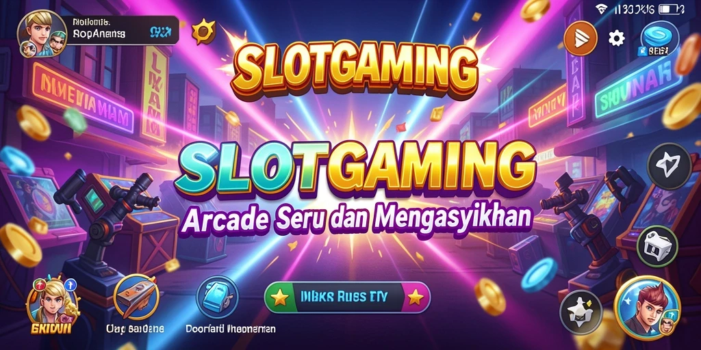 Screenshot menunjukkan momen menegangkan saat permainan SLOTGAMING.