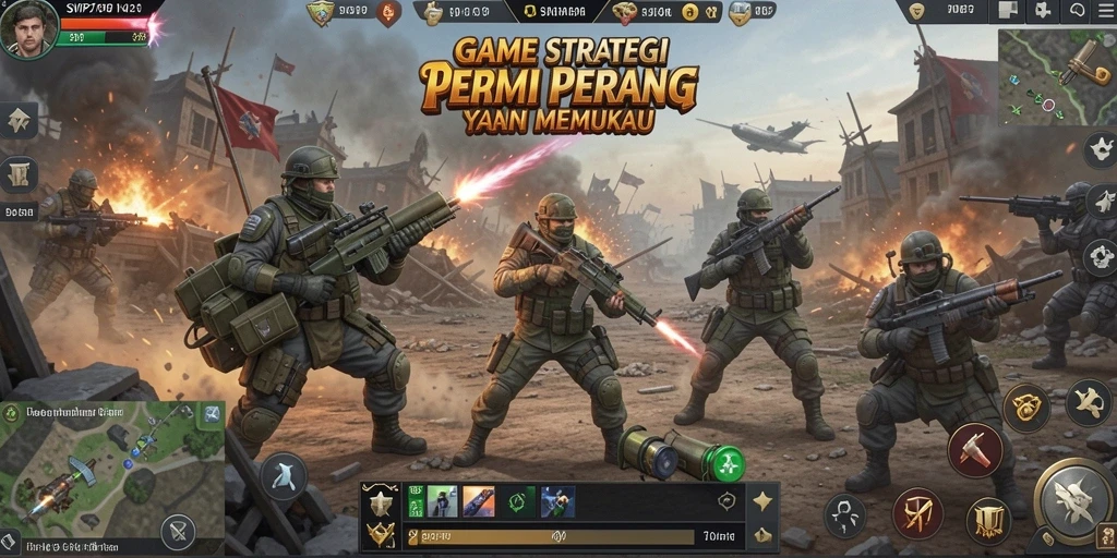 Screenshot gameplay SVIP7 menampilkan strategi pertempuran yang seru.
