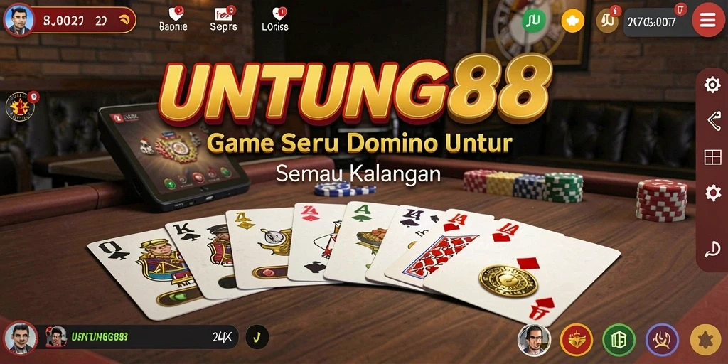 Menampilkan gameplay seru dan menyenangkan dari UNTUNG88.