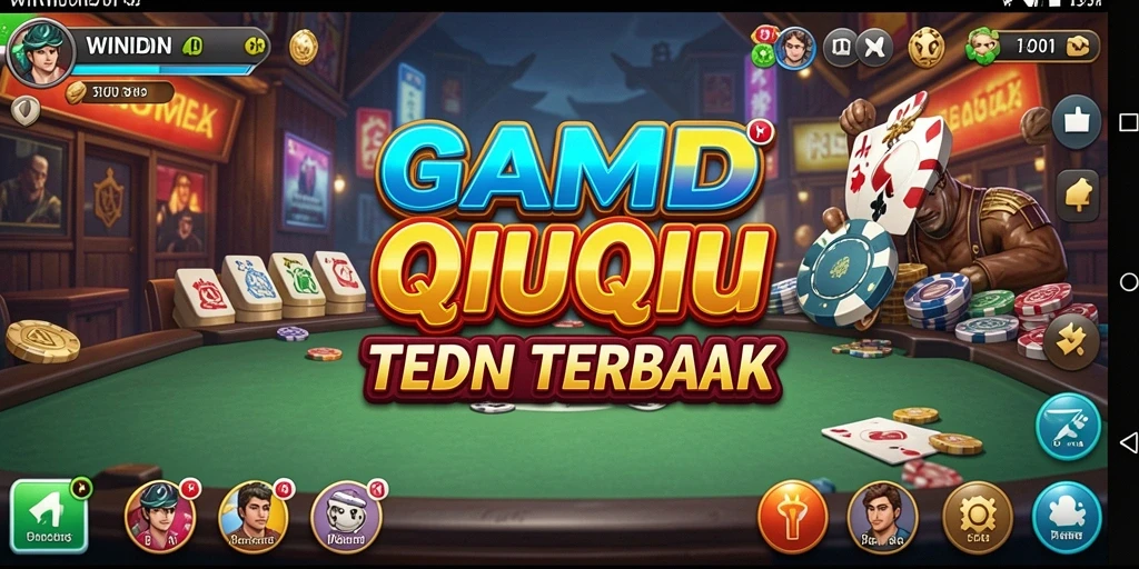 Tangkapan layar utama WINIDN menampilkan pengalaman seru bermain QiuQiu.
